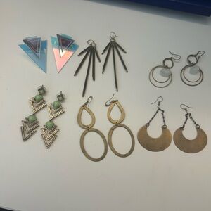Assorted Geometric Earrings Set - must bundle